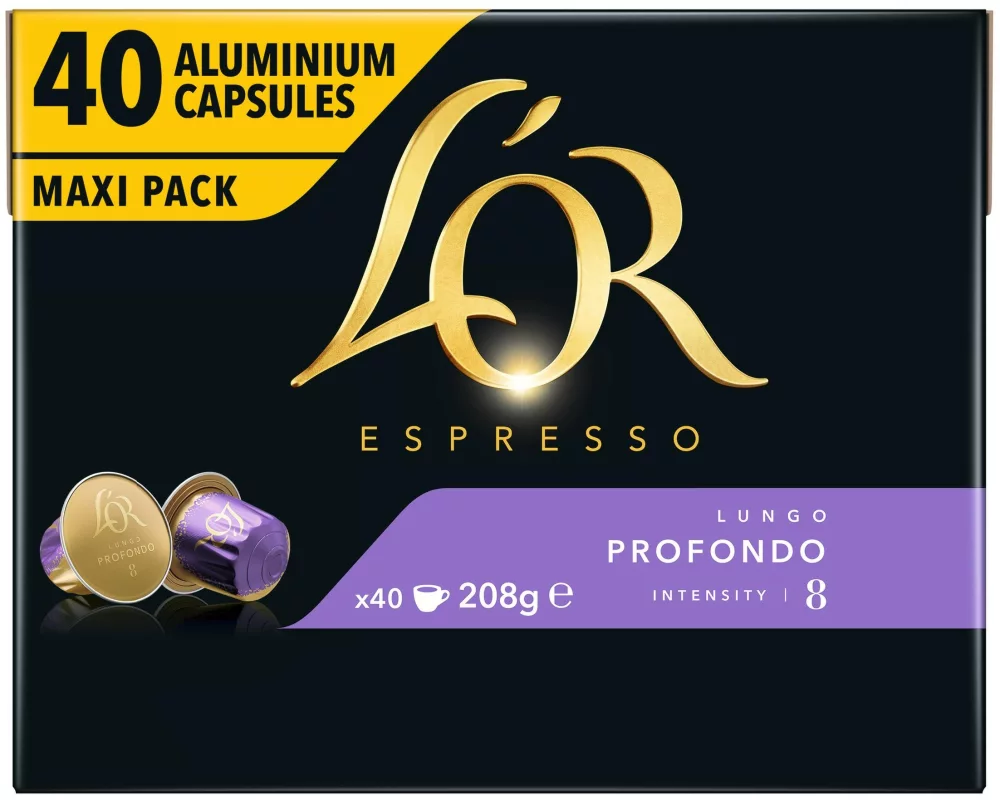 L'Or Kaffeekapseln Espresso Lungo Profondo 40 Stück