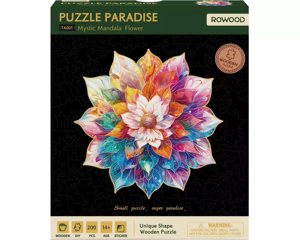RoboTime 3D Puzzle Mystic Mandala Flower