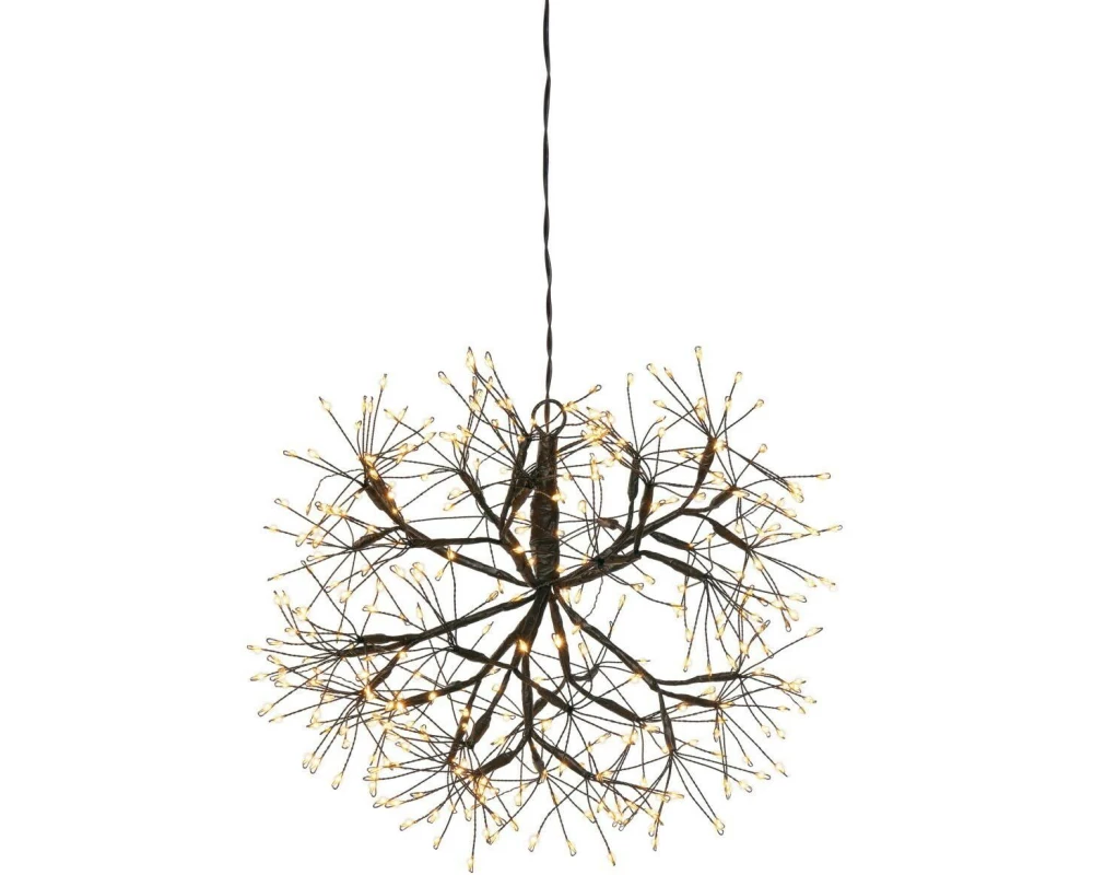 STT Dekolicht Flower Starburst 30 cm, Schwarz