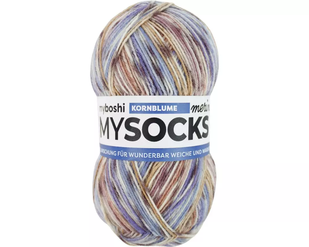 myBoshi Wolle Mysocks Merino Kornblume