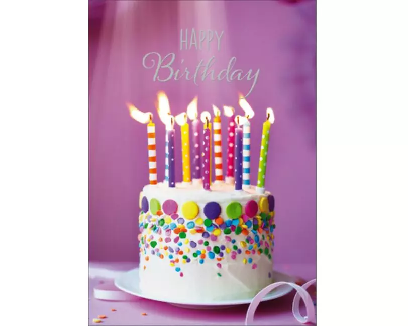 ABC Glückwunschkarte Geburtstag A4