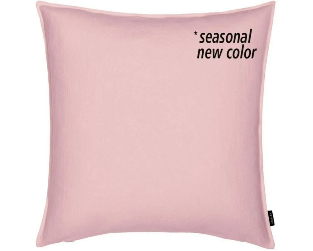 PROFLAX Kissenbezug Leinen 50 x 50 cm, Rose