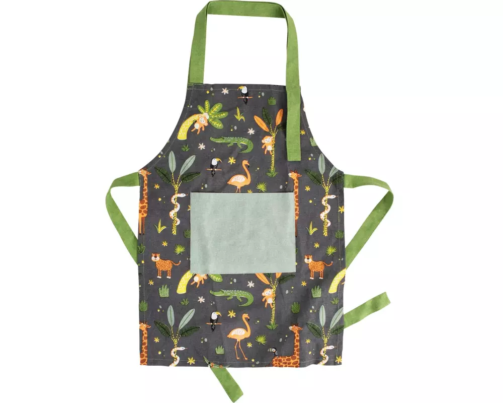 Ladelle Kinderschürze Jungle 40 x 55 cm