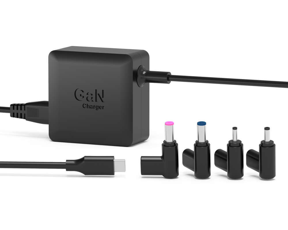 PORT PowerSupply 65W-ACER,TOSHIBA 904065ACTOEU GaN, Black