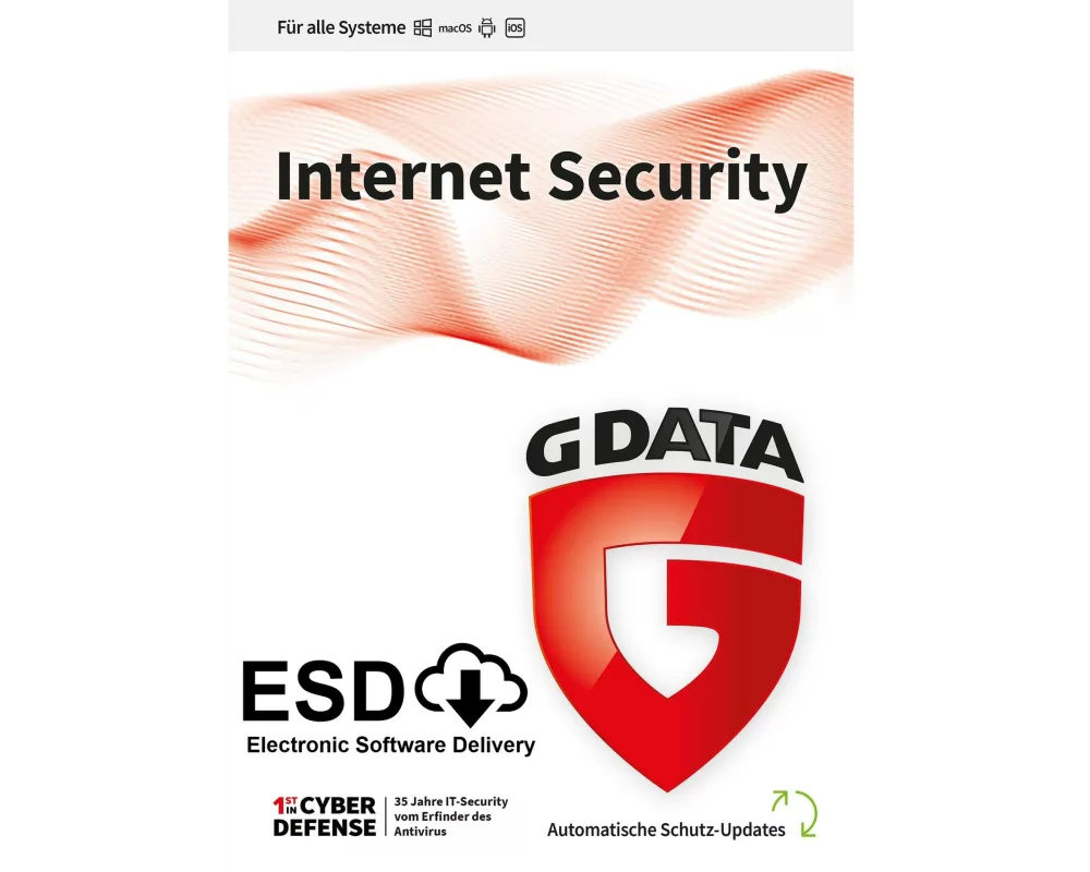 G DATA Internet Security Vollversion, 1 Gerät, 2 Jahre