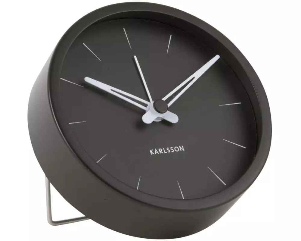 KARLSSON Klassischer Wecker Lure Schwarz