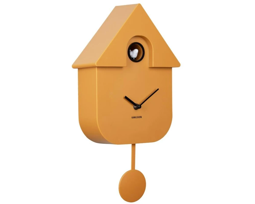 KARLSSON Wanduhr Kuckuck Ochre Yellow