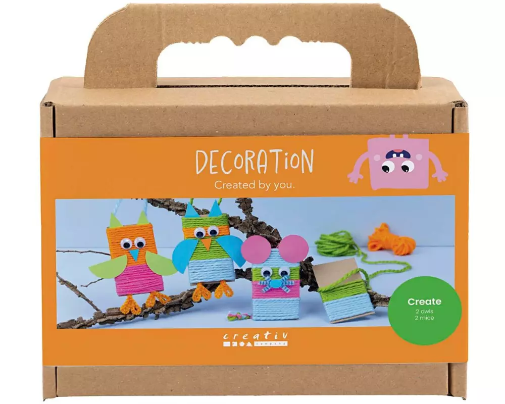 Creativ Company Bastelset . Dekoration, Mäuse und Eulen