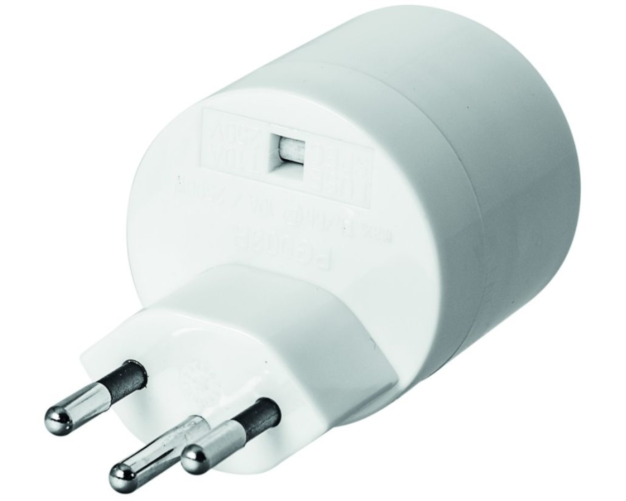 STEFFEN Universaladapter EU-CH 1409571 1 weiss 3-polig