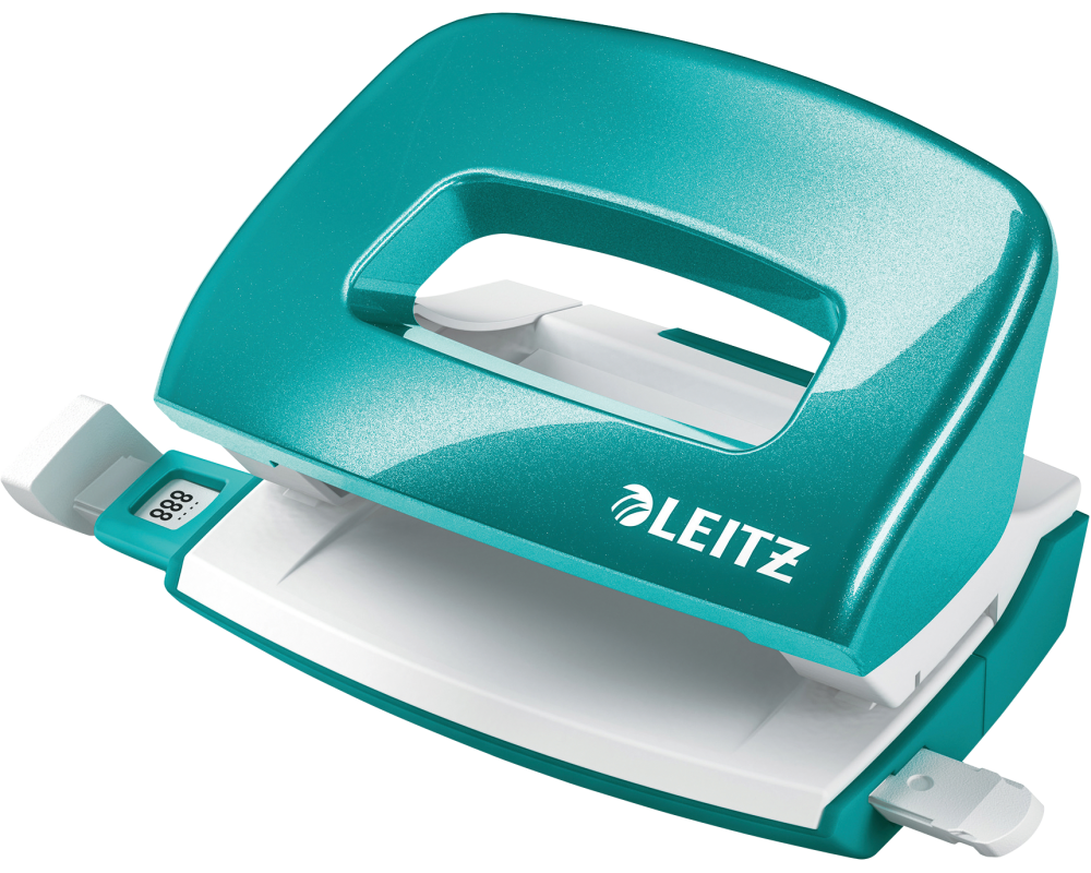 LEITZ Bürolocher NeXXt WOW 5060 50601051 eisblau 10 Blatt