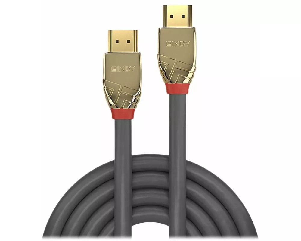 LINDY 1m, Ultra High Speed, HDMI Cable, Gold Line