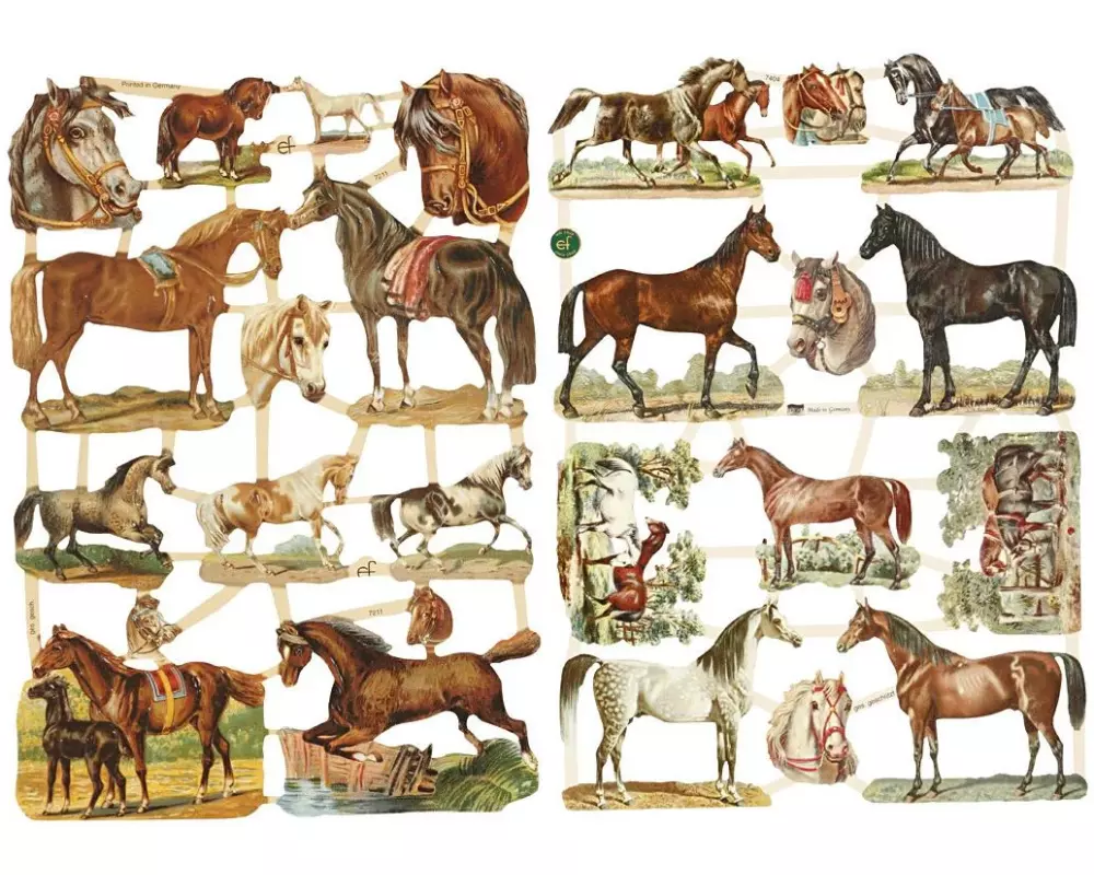 Creativ Company Streudeko Pferde 2 Blatt