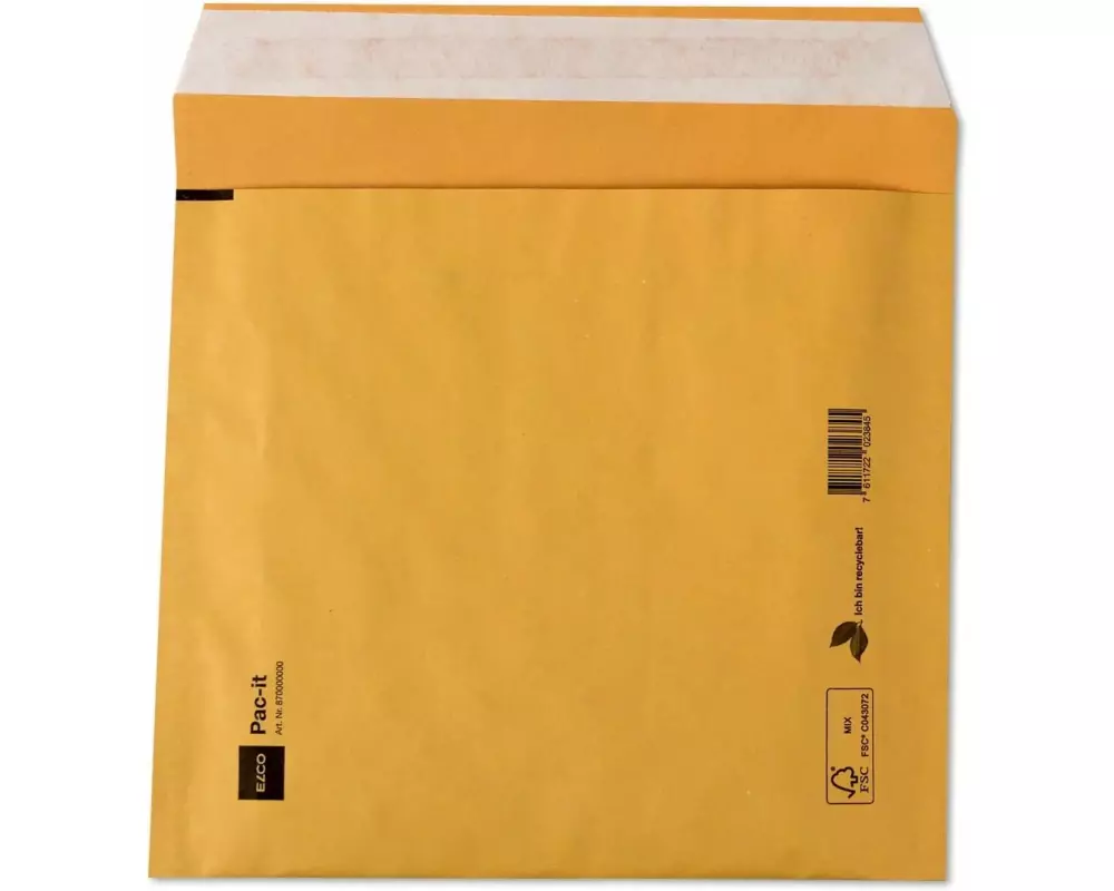 ELCO Versandtasche Zero Plastic 200 x 175 mm, 100 Stück