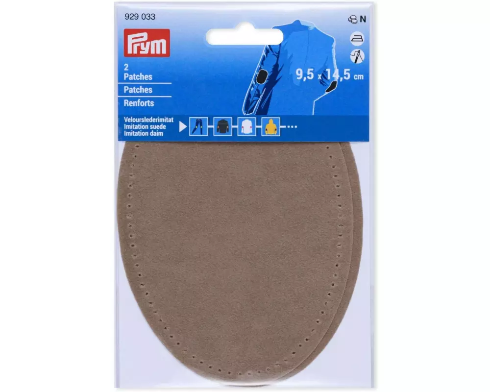 Prym Prym Patches Velourslederimitat Stein