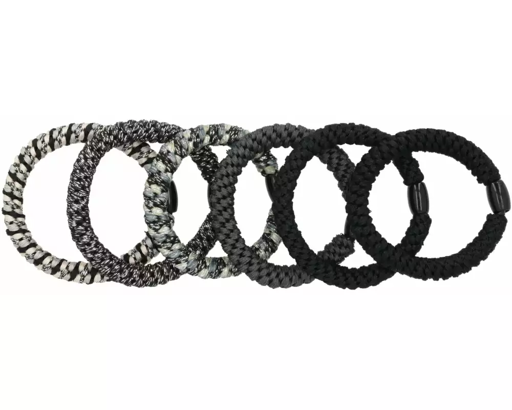 Trisa Accessoires Haargummi Nordic Elastics 6er Schwarz