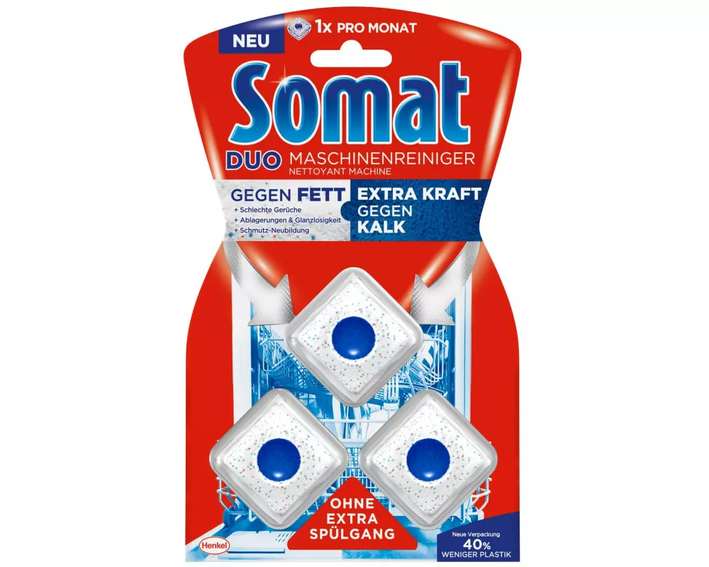 Somat Spülmaschinenpflege Duo Maschinenreiniger 3 Tabs