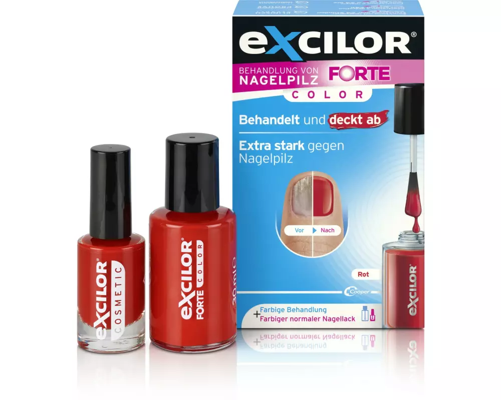 Excilor Forte Color Rot Lösung 30 ml + 8 ml