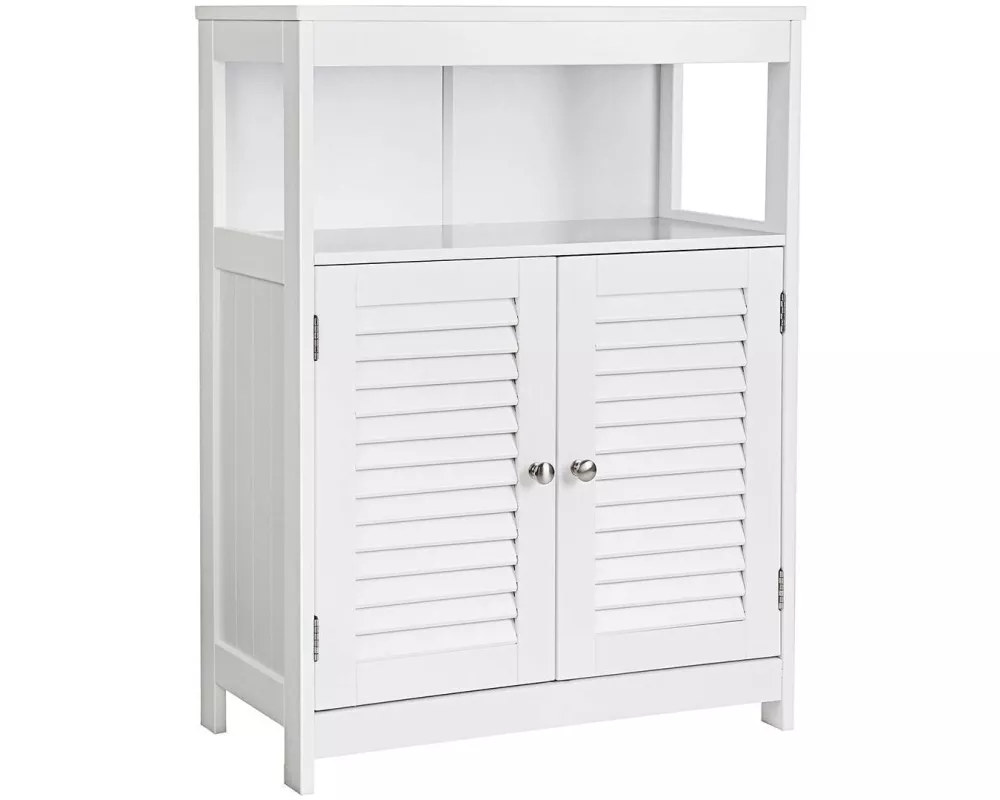 VASAGLE mit Doppeltür 60 x 80 cm, Weiss