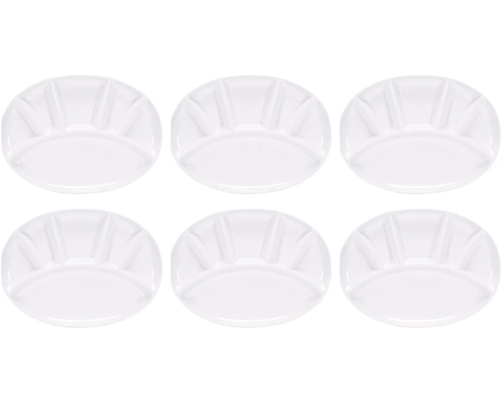 Kadastar Fondue-Teller oval Weiss