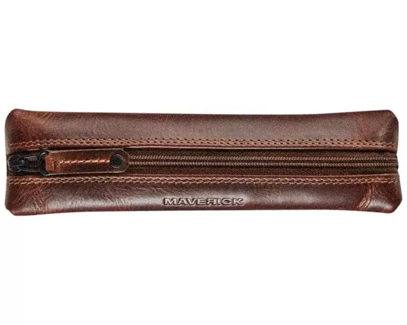 Maverick Schlamperetui Original Flat 19 x 4 cm, Braun