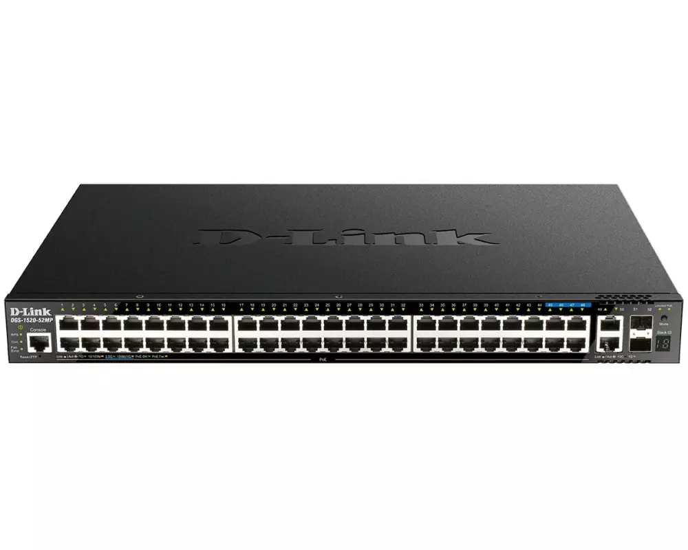 D-Link PoE+ Switch DGS-1520-52MP/E 52 Port
