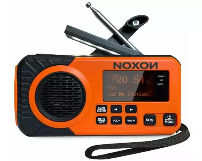 Noxon DAB+ Radio Dynamo Solar 311 Orange
