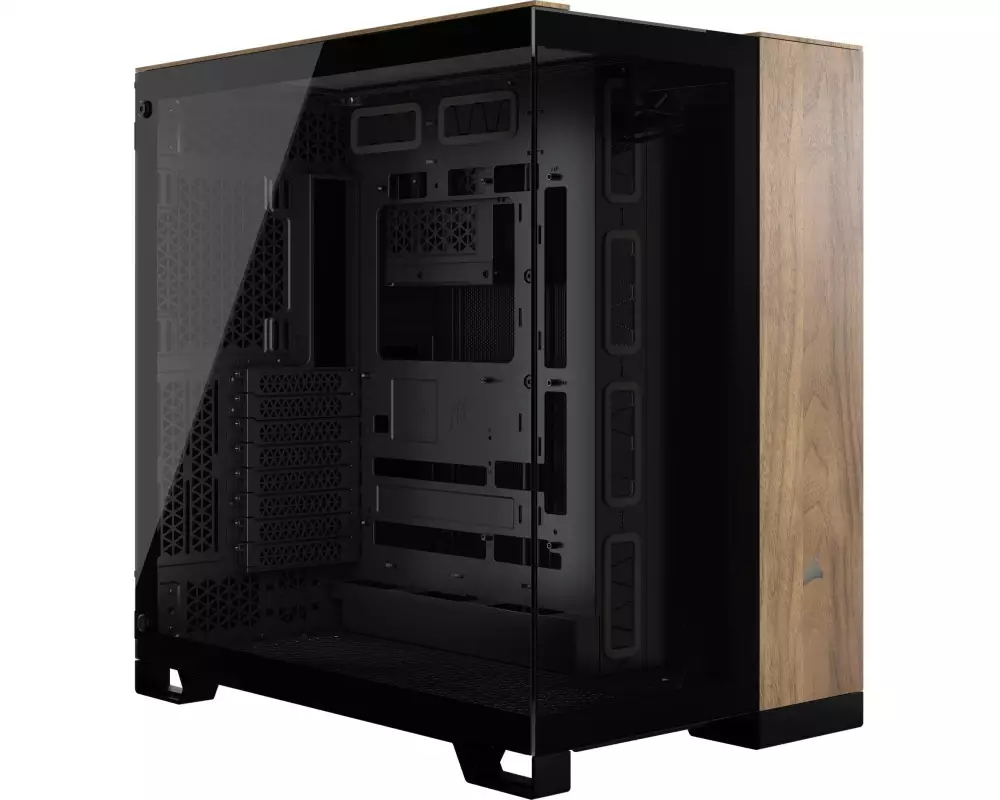 Corsair PC-Gehäuse 6500X Schwarz/Wallnuss