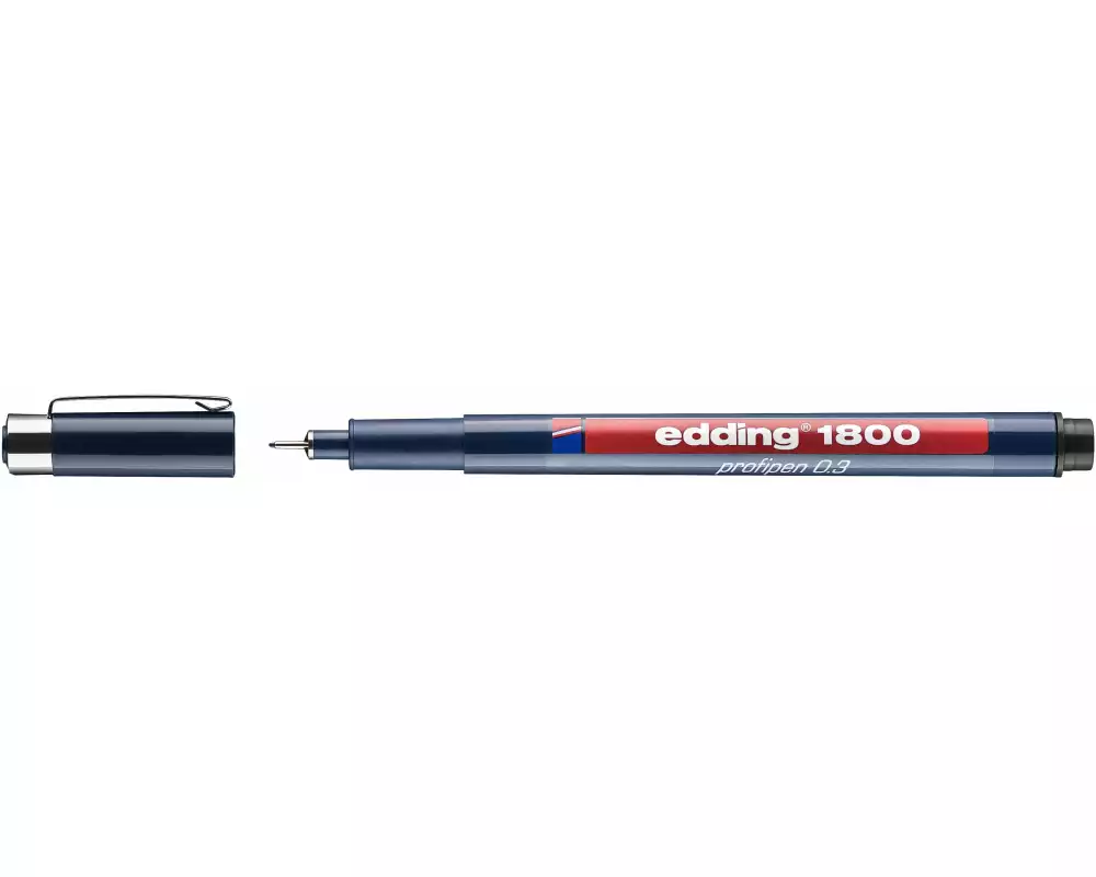 edding Profipen 1800 0.35 mm, Schwarz