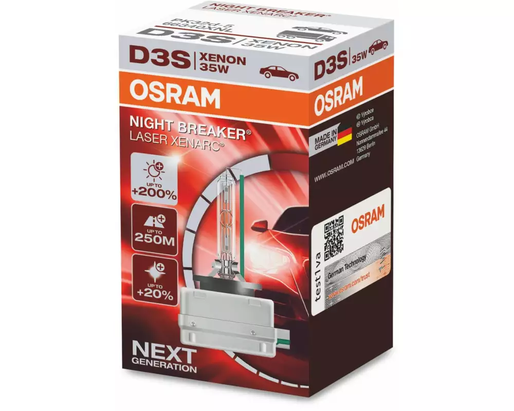 OSRAM D3S XENARC NIGHT BREAKER LASER D3S PKW 35 W