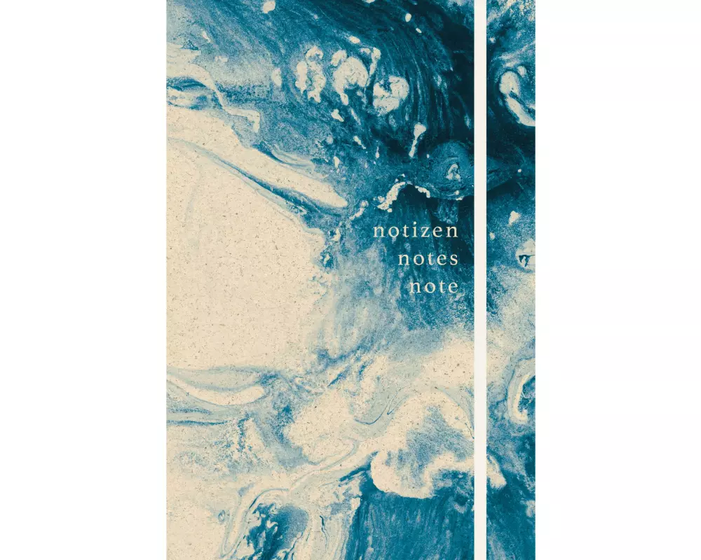 Natur Verlag Notizbuch Blue Sand 13 x 21 cm, Blanko