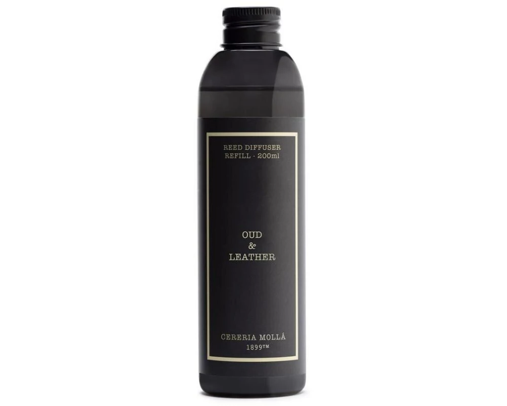 Cerería Mollá Refill Oud & Leather 200 ml