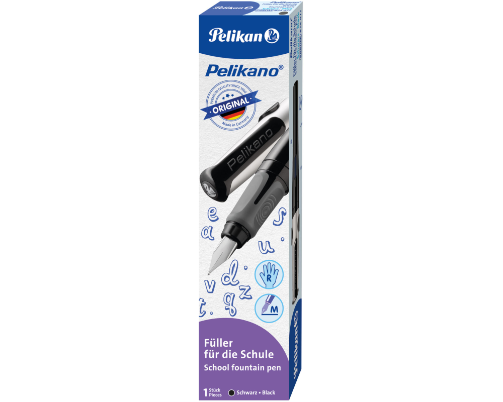 PELIKAN Füllhalter Original M 824477 schwarz, Rechtshänder