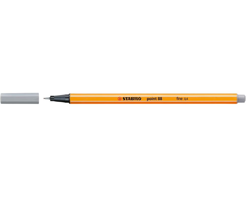 STABILO Fineliner Point 88 0.4mm 88/95 mittelgrau