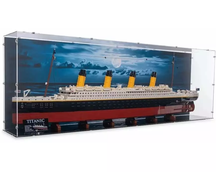 iDisplayit Baukasten Acryl-Display für LEGO 10294 Titanic