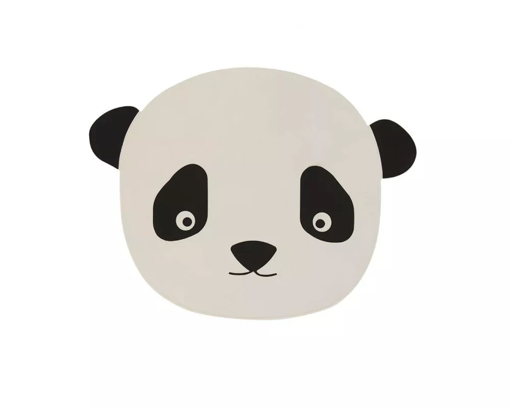 OYOY Kindertischset Panda Schwarz/Weiss