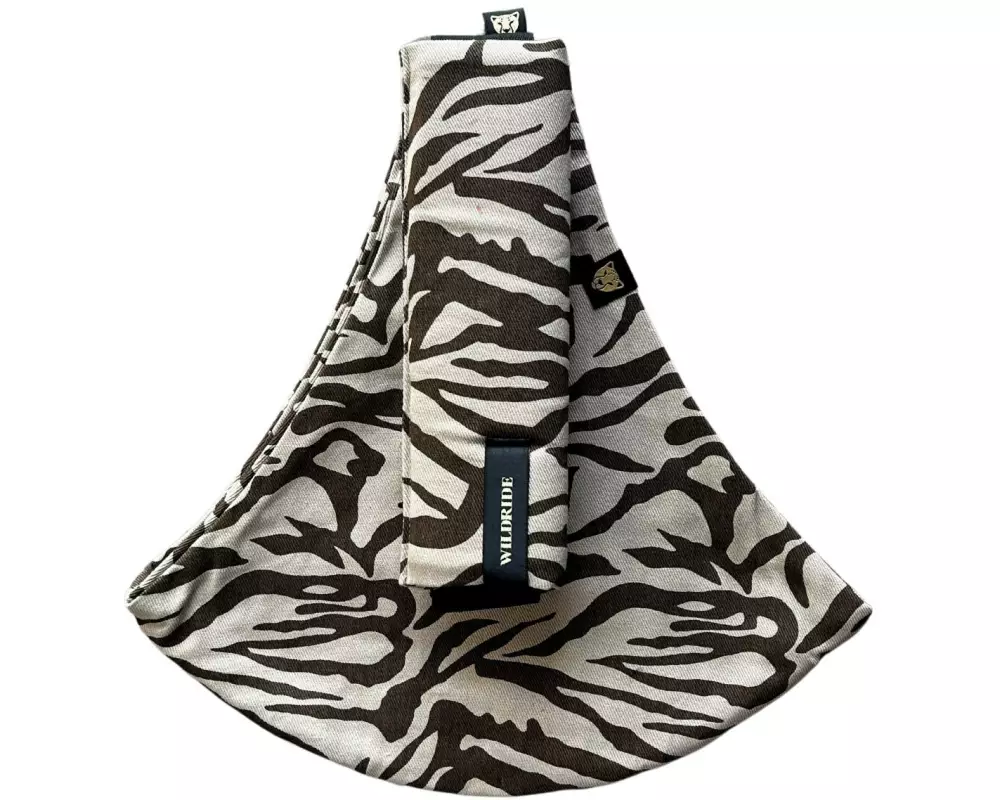 Wildride Babytrage Babytrage Zebra Print Brown