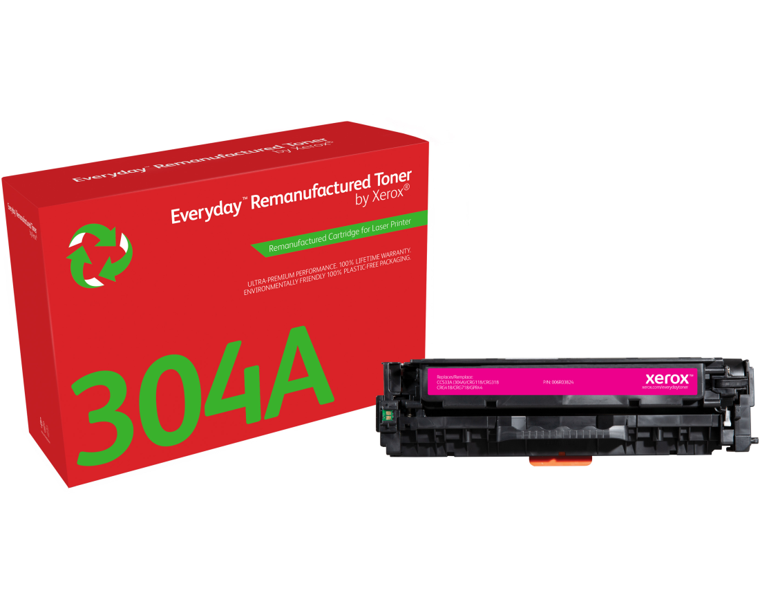 Everyday™ Magenta wiederaufbereiteter Toner von Xerox, kompatibel mit HP 304A (CC533A), Standardkapazität