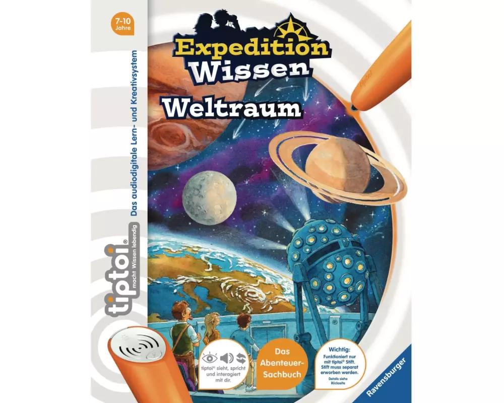 tiptoi Lernbuch Expedition Wissen – Weltraum