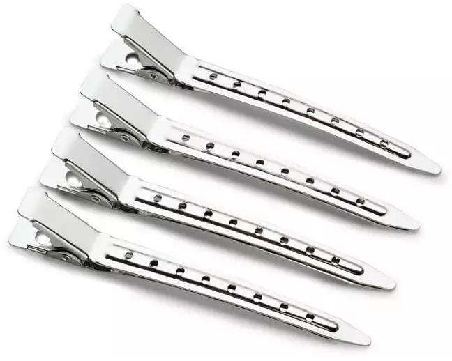 DailyGo Haar-Clip Gross Metall 4 Stück