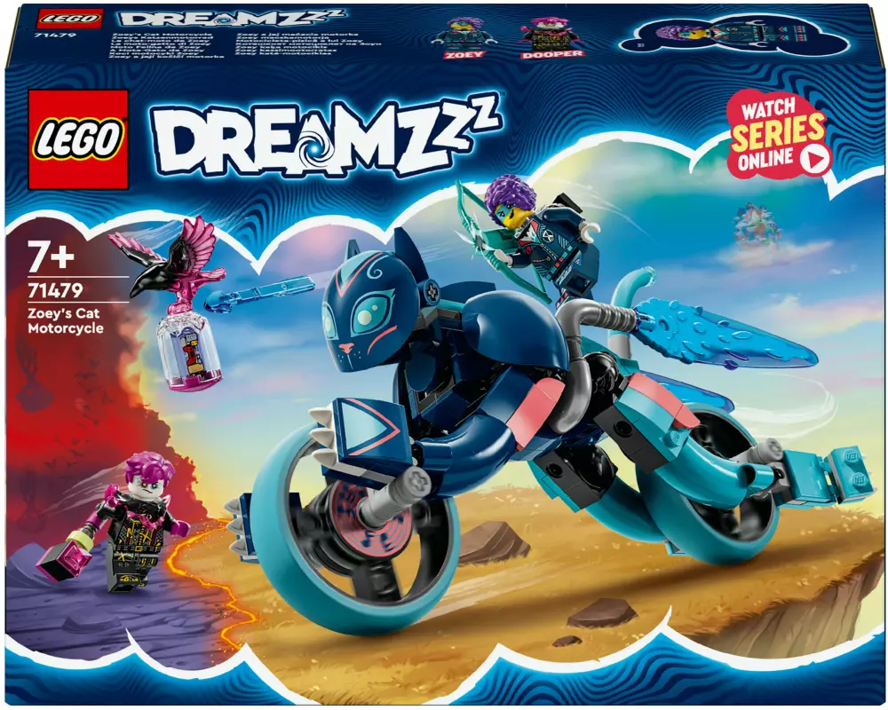 LEGO® DreamZzz Zoeys Katzenmotorrad 71479