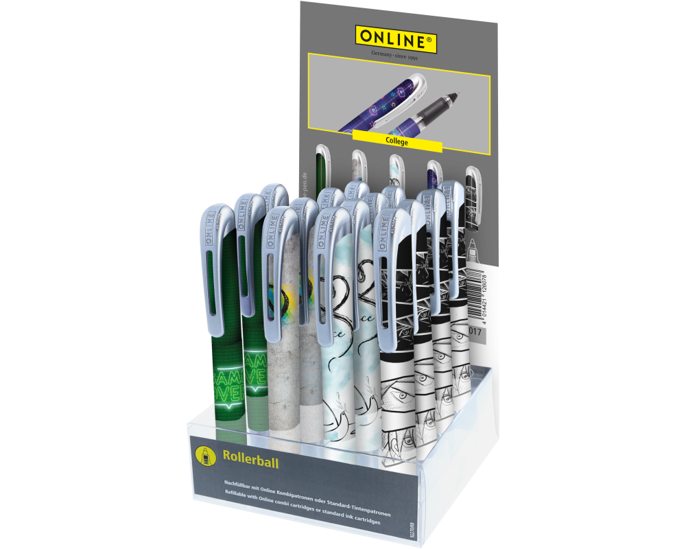 ONLINE Display Rollerball College 12609/15 2023