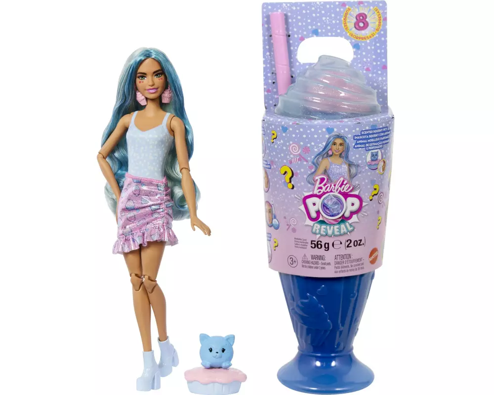 Barbie Puppe Pop! Reveal Treats Series Blue assortiert