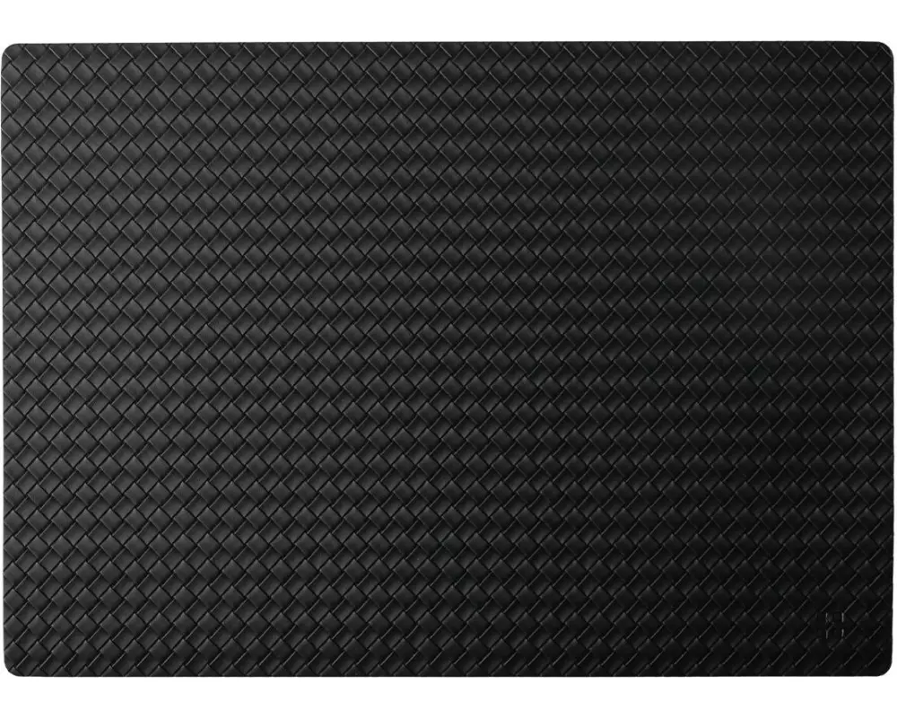 Lunasol Tischset Elements Ambiente Braid PVC, Schwarz 45 x 32 cm