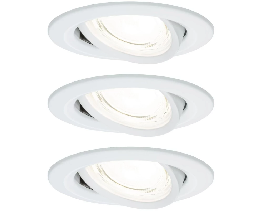 Paulmann Einbauleuchte LED Nova Plus 3-Set Weiss