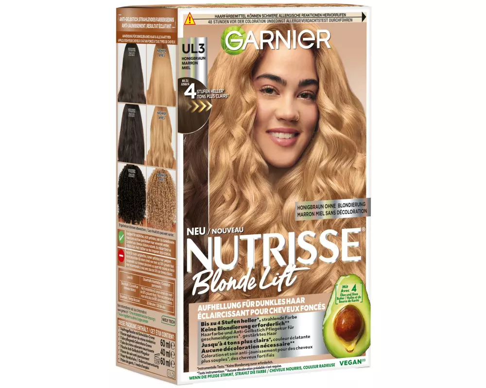 Garnier Haarcoloration Blonde Lift Honigbraun