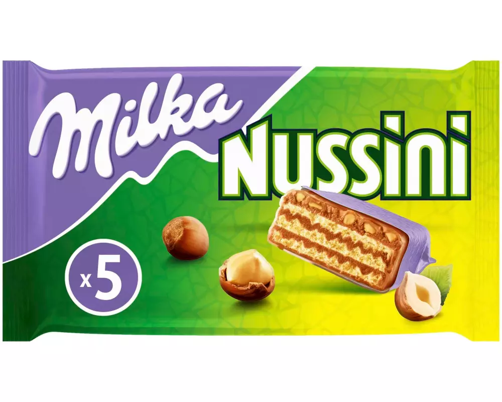 Milka Schokoladenriegel Nussini 5 x 31.5 g