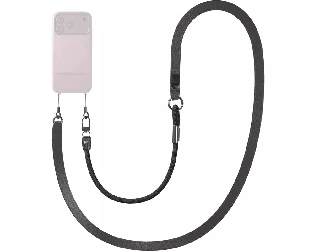 Smallrig 2-in-1-Schulterriemen für iPhone 18-Hüllen (schwarz)