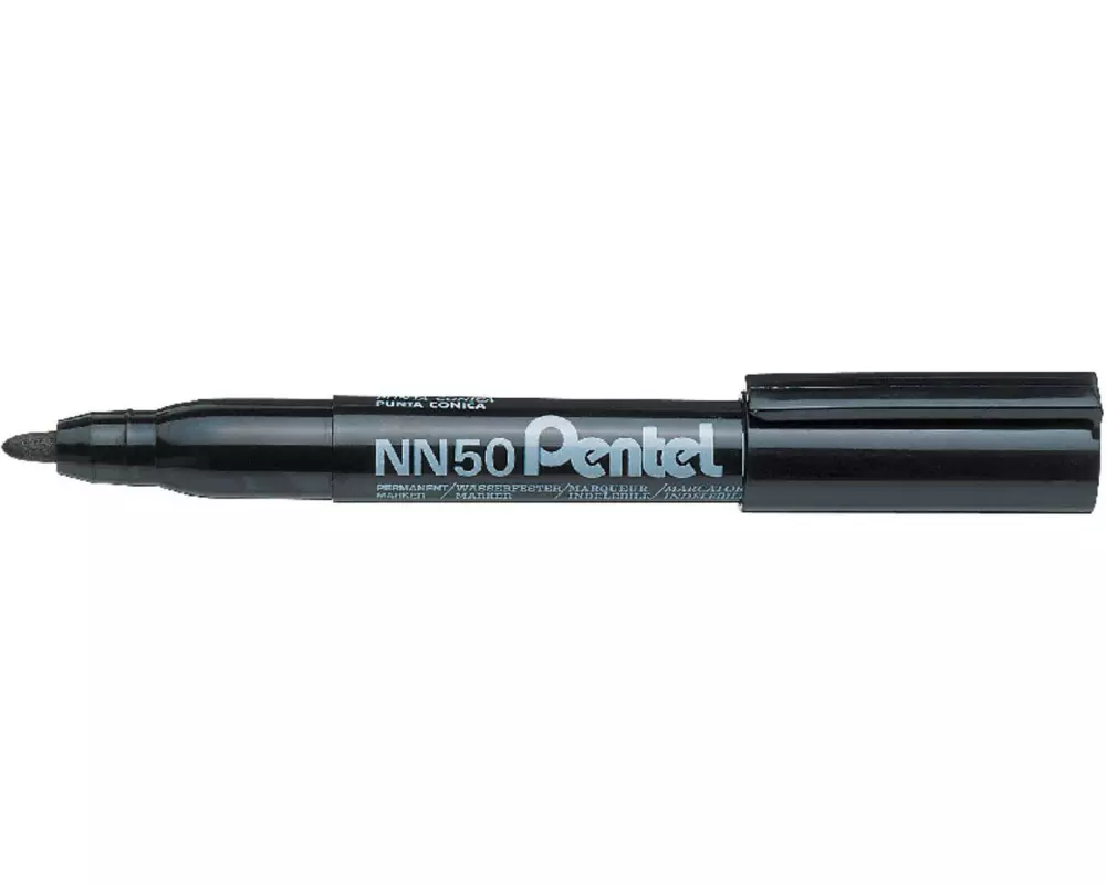 pentel Permanent-Marker Green-Label NN50 Schwarz