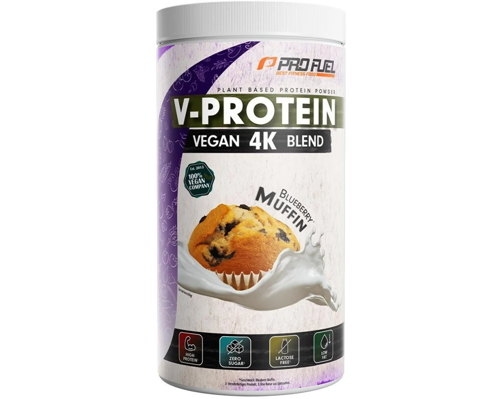 ProFuel Pulver V-Protein 4K Blend Heidelbeer Muffin 750 g