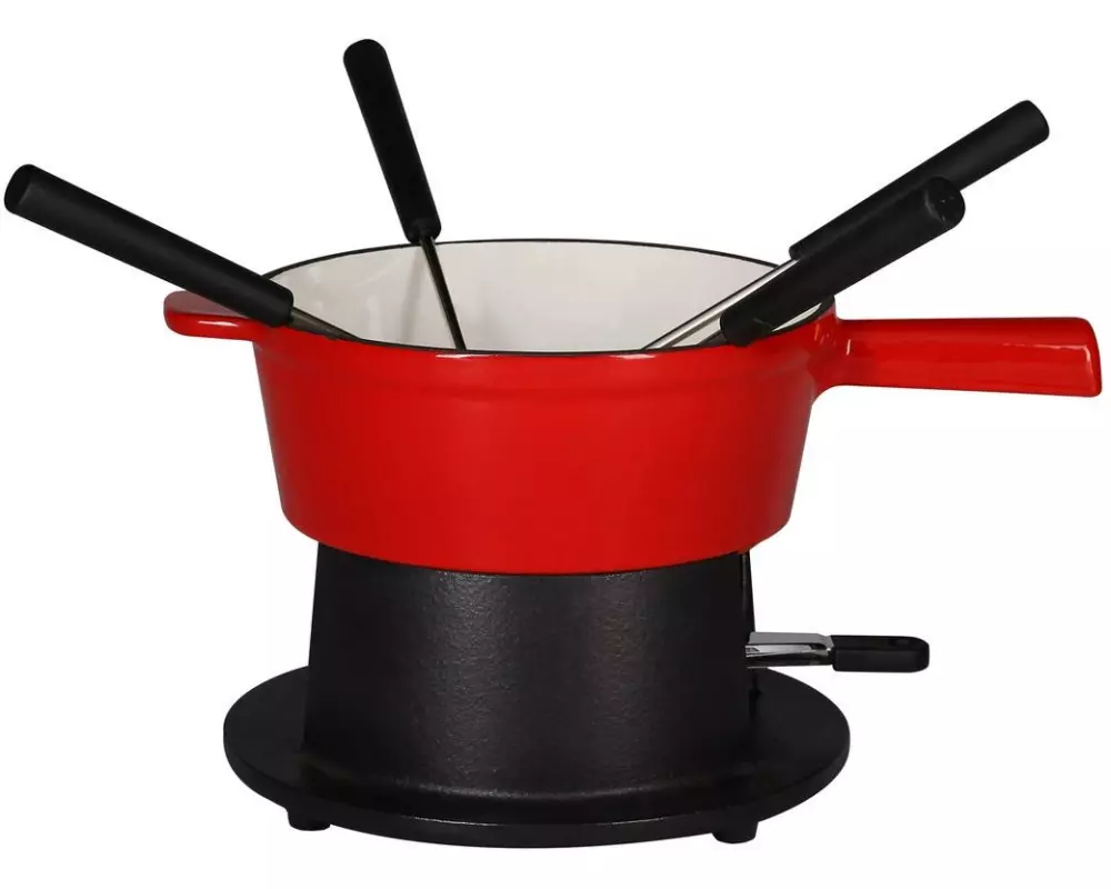 Nouvel Fondue-Set 7 Teile, Rot